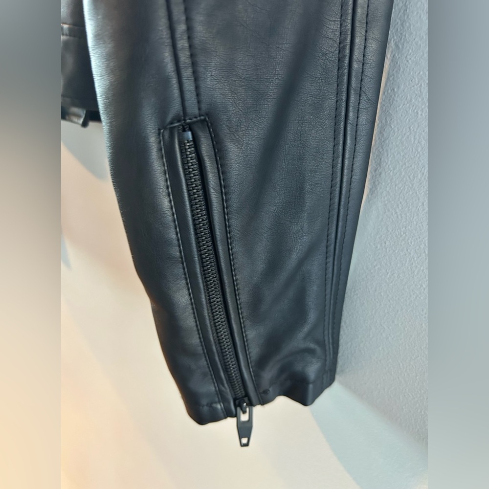 EUC Altar'd State Midnight “Leather” Moto Jacket - Picture 3 of 5